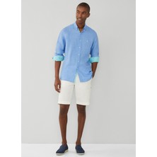 Hackett Slim Fit Gömlek Yaka Mavi Erkek Gömlek HM309839