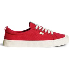 Cariuma 100103R01W-OCA Low Canvas Sneaker Kırmızı Kadın Lifestyle Ayakkabı