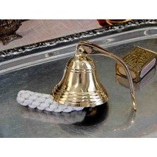 Premium Pirinç Duvar Çanı Antik El Yapımı Dekoratif Zil Vintage Lüks Marin Ev Ofis Bahçe Şömine Aksesuarı