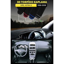Opel Astra G (1998-2008) 3D Torpido Koruma Kılıfı - Ön Göğüs Kaplama - Gri Şerit