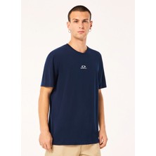 Oakley Bark New Ss Lacivert Bisiklet Yaka Normal Düz Erkek T-Shirt