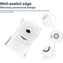 Forge Jungle Ecovacs Deebot X5 Pro/ X5 Omni/ X2 Omni/ X2/ X2 Pro/ DEX86 Robot Süpürgeler Için 6 Adet Toz Torbası Temizleyici Yedek Parçaları (Yurt Dışından)