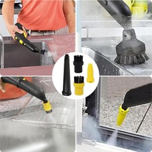 Gcp Like Karcher Sc1-Sc5 CTK10 CTK20 Için Buharlı Temizleyici Aksesuar Seti, Karcher Buharlı Temizleyici Aksesuarları Için Yuvarlak Fırça Seti (Yurt Dışından)