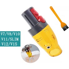 Gcp Like Dyson V7 V8 V10 V11 V12 V15 Ince Hızlı Emiş Ucu Adaptörü Çift Hava Girişli Vakum Sıkıştırma Torbası Emiş Ucu (Yurt Dışından)