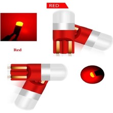 (4xadet) 1 Set Professıonal T10 LED 12V Thermoplastıc Ceramıc Dipsiz Ampul Thermoplastıc Seri