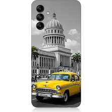 Samsung Galaxy A35 Uyumlu Klasik Araba Washington Anısı  Desenli Silikon Kılıf
