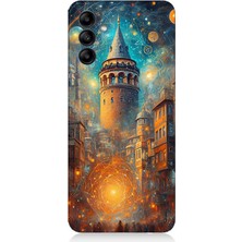 Samsung Galaxy A55 Uyumlu Galata’da Işık Yolculuğu  Desenli Silikon Kılıf