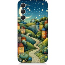 Samsung Galaxy A34 Uyumlu Yıldızlı Tepede Masal  Desenli Silikon Kılıf