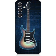 Samsung Galaxy A34 Uyumlu Devre Temasında Elektrikli Gitar  Desenli Silikon Kılıf