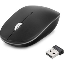 S1500 Plus Wıreless Mouse Sessiz 800/1600 Dpı Siyah S1500