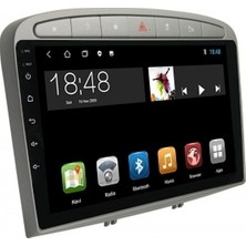 Peugeot 308 Gri 2007-2014 4gb Ram 32GB Hafıza 4 Çekirdek Carplay Kamera Android Multimedya