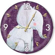 Fil Desen Duvar Saati 20CM