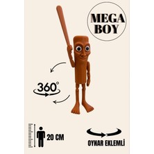 You Toys Tung Tung Tung Eklemli-Mega Boy 20 cm Figür 1 Düz Desenli Çocuklar İçin Eğlenceli Hediye