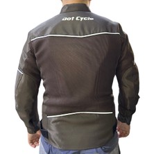 Yerli Üretim Motosiklet Yazlık Mont Ce Onaylı Omuz Dirsek Koruması Soft Sırt Koruma Bordo