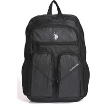 U.S. Polo Assn. Okul ve Günlük Sırt Çantası – Çok Gözlü, Ergonomik Tasarım Siyah