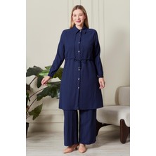 Kadın Büyük Beden Bolerolu 2'li Takım