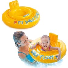 Intex My Baby Float Oturaklı Bebek Flatörü 70 cm Çocuk Havuz ve Deniz Simidi (6-12 Ay) M-56585
