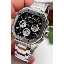 Ferrucci Function Erkek Kol Saati Çelik Kasa & Çelik Kordon Gümüş-Siyah ZMFER187