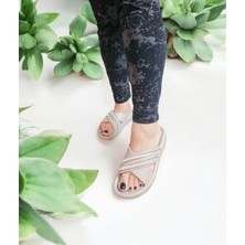 Parlak Taş Detaylı  Eva Havuz,deniz,plaj Terliği