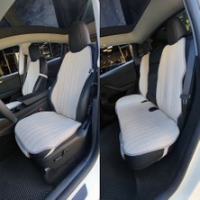Bod Tesla Model Y Tay Tüyü Cepli Oto Koltuk Koruyucu Kılıf Iyon Serisi Gri