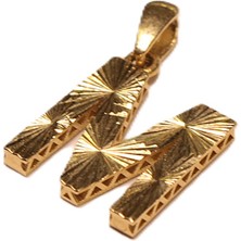  Altın 3 Boyutlu M Harfi