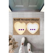 Dijital Baskı Kişiye Özel Iç Kapı Dekorasyon Paspas  PS11217
