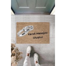 Dijital Baskı Kişiye Özel Iç Kapı Dekorasyon Paspas  PS11249