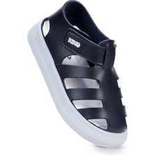 Kiko Kids Limba Cırtlı Erkek Bebek Sandalet Lacivert