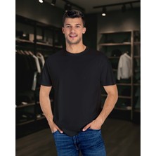 Basic Regular Fit Düz Unisex Tişört – %100 Pamuklu