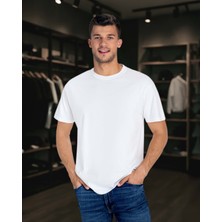 Basic Regular Fit Düz Unisex Tişört – %100 Pamuklu