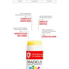 Madeus Doğal Super Sos Stick Yatıştırıcı Onarıcı Stick | Bebek & Çocuk | Shea, Arnica, Tamanu | 15 gr