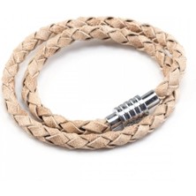 Deriderim Örgü Deri Bileklik 06