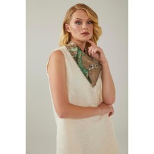 Deriderim Bej Van Gogh Almond Blossoms Desnli Ipek Bandana