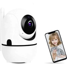 Wifi Bebek Kamerası Sesli, Gece Görüşlü, 360° Döner