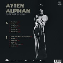 Ayten Alpman 12 Hit Şarkı Türk Pop Tarihi Eski 45'likler Lp Plak