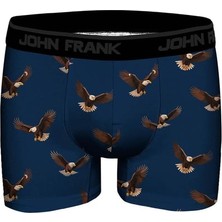 John Frank Dijital Baskılı Erkek Boxer JFBD375-EAGLE