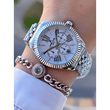 Daniel Klein Çelik Kordon 30 mt Suya Dayanıklı Kadın Kol Saati+Bileklik BYN.10877.M1