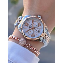 Daniel Klein Çelik Kordon 30 mt Suya Dayanıklı Kadın Kol Saati+Bileklik BYN.10877.M5