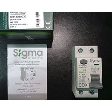 SHM2080030-SHM 2p 30MA 80A 6ka Kaçak Akım Koruma Şalteri (Kaçak Akım Rölesi)