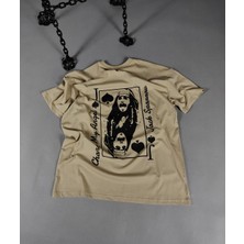 Jack Sparrow Baskılı Unisex Oversize Tişört – %100 Pamuk Terletmeyen T-Shirt