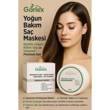 Garlex Yoğun Bakım Saç Maskesi/Keratin&Argan,Bıttım Yağlı ve C&E vitaminli Premium Seri 250 ml
