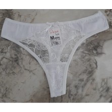 Deza Lux Kadın Tanga Bikini Külot 4'lü Paket