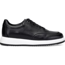 Luciano Bellini C26703 Münih Erkek Hakiki Rugan Deri Casual Ayakkabı Siyah