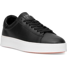 Lufian 112230254 Anton Erkek Hakiki Deri Klasik Sneaker Siyah