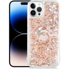 Apple iPhone 14 Pro Max Kılıf Iktk Milce Kapak-Gold