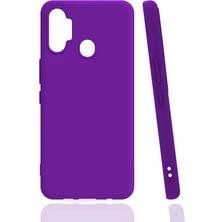 Tecno Spark 7 Pro Kılıf Iktk Biye Silikon-Mor