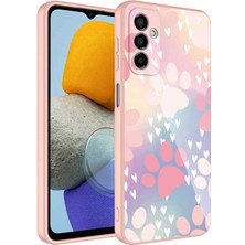 Galaxy M23 Kılıf Kamera Korumalı Desenli Sert Silikon Iktk Epoksi Kapak-No4