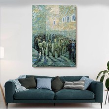 Vincent Van Gogh Tutuklular Çemberi Tablosu -6445