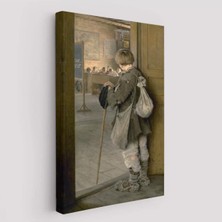 Nikolay Bogdanov Belsky'in Sınıfın Kapıdında TABLOSU-6341
