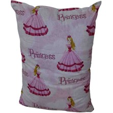 Kız Çocuk Yastık 60 x 40 cm Yatmak Çocuk Odası Princesin